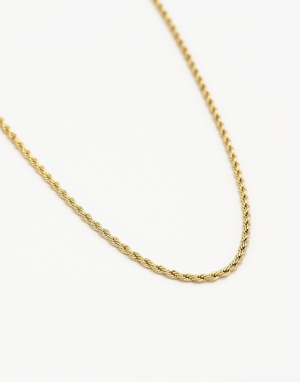 Gedraaide ketting goudkleurig