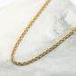 Gedraaide ketting goudkleurig