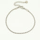 Gedraaide armband zilverkleurig