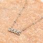 Ketting jaartal 2005 zilverkleurig