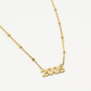 Ketting jaartal 2005 goudkleurig