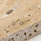 Oorknopje met steentje goudkleurig