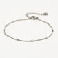 Armband met kleine staafjes zilverkleurig