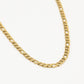 Schakelketting fijn basic goudkleurig