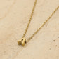 Initialen ketting letter A goudkleurig