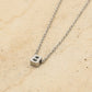 Initialen ketting letter B zilverkleurig
