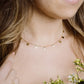 Fijne ketting met muntjes 7mm in goudkleurig