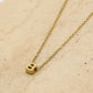 Initialen ketting letter B goudkleurig