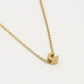 Initialen ketting letter C goudkleurig