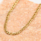 Schakelketting fijn basic goudkleurig