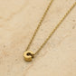 Initialen ketting letter C goudkleurig