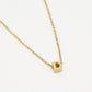 Initialen ketting letter D goudkleurig