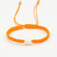 Armband met parel in oranje