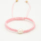 Armband met parel in roze