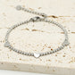 Tennis armband met hartjes zilverkleurig