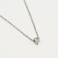 Initialen ketting letter F zilverkleurig