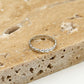 Ring zilverkleurig hartjes fijn