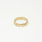 Ring goudkleurig hartjes