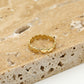 Ring goudkleurig hartjes