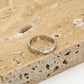 Ring zilverkleurig hartjes