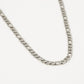 Schakelketting fijn basic zilverkleurig