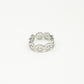 Ring zilverkleurig smiley