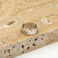Ring zilverkleurig smiley