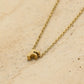 Initialen ketting letter F goudkleurig
