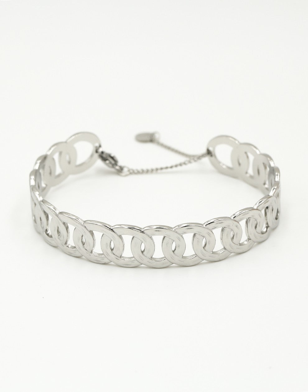 Armband schakels zilverkleurig