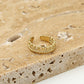 Ring goudkleurig dubbel