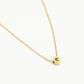 Initialen ketting letter G goudkleurig