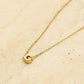 Initialen ketting letter G goudkleurig