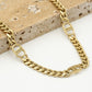 Schakelketting symbool DD goudkleurig