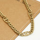 Schakelketting symbool DD goudkleurig