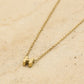 Initialen ketting letter H goudkleurig