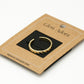 Ring goudkleurig patroon
