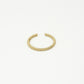 Ring goudkleurig bolletjes