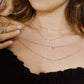 Vriendschapsketting set love goudkleurig