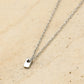 Initialen ketting letter I zilverkleurig