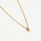 Initialen ketting letter I goudkleurig