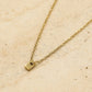 Initialen ketting letter I goudkleurig