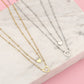 Vriendschapsketting set love goudkleurig