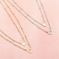 Vriendschapsketting set love zilverkleurig