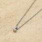 Initialen ketting letter J zilverkleurig