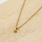 Initialen ketting letter J goudkleurig