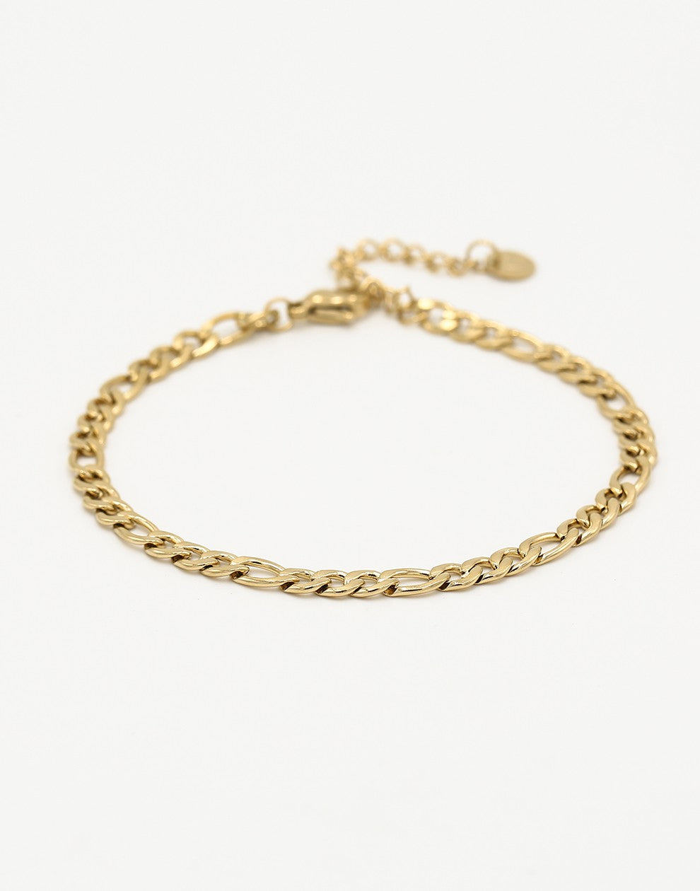 Schakelarmband basic goudkleurig