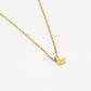 Initialen ketting letter L goudkleurig