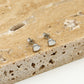 Studs hartje zilverkleurig