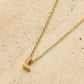 Initialen ketting letter L goudkleurig