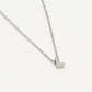 Initialen ketting letter L zilverkleurig